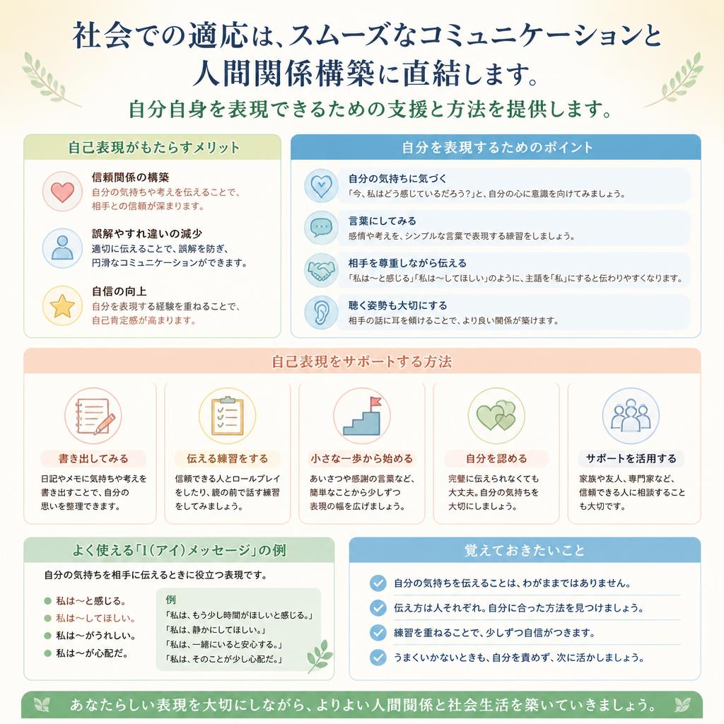 社会適応を目指す