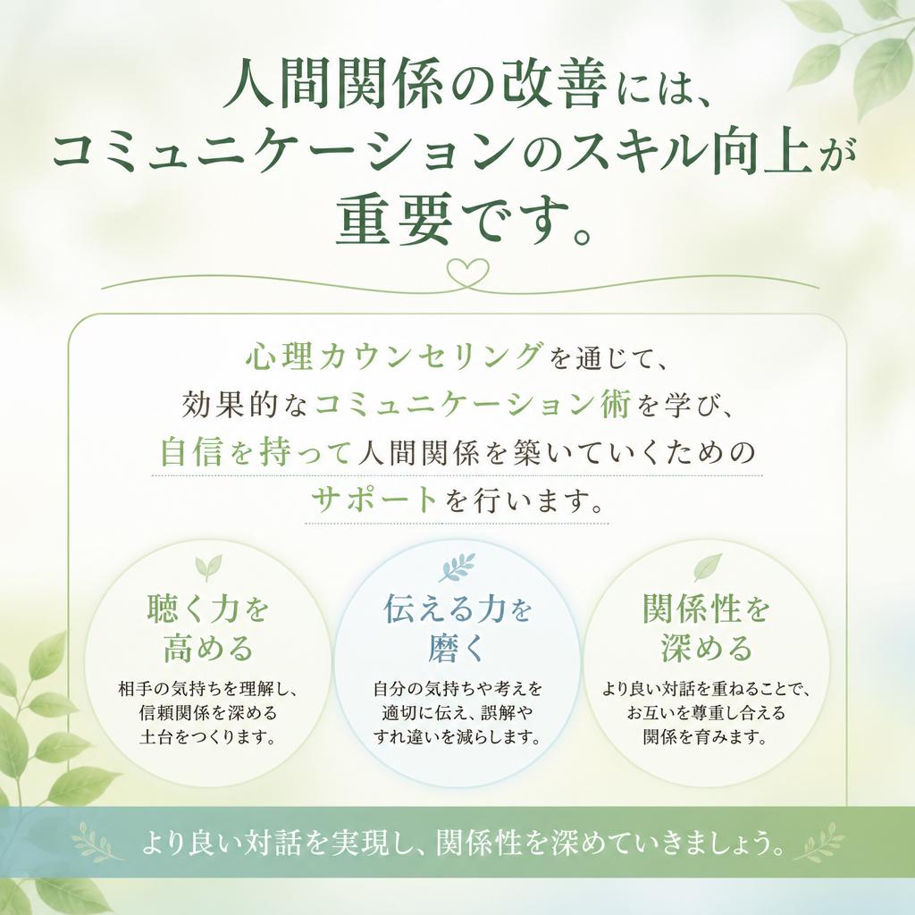 コミュニケーション術を磨く